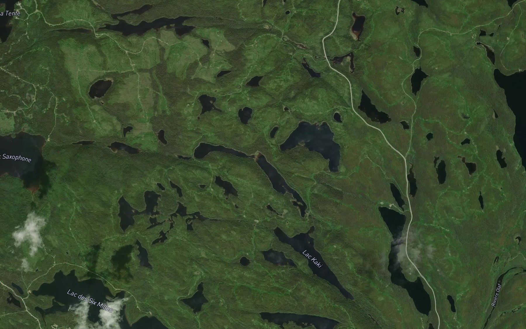 Satellite map of the Lac Plie