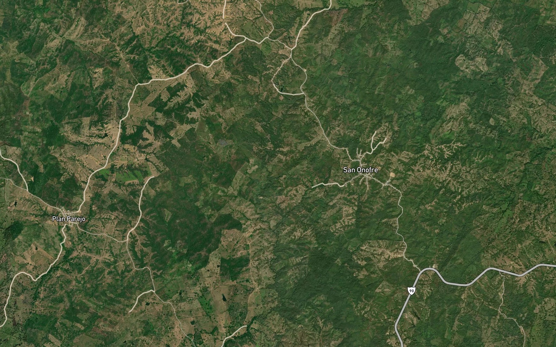Satellite map of the Arroyo Arena