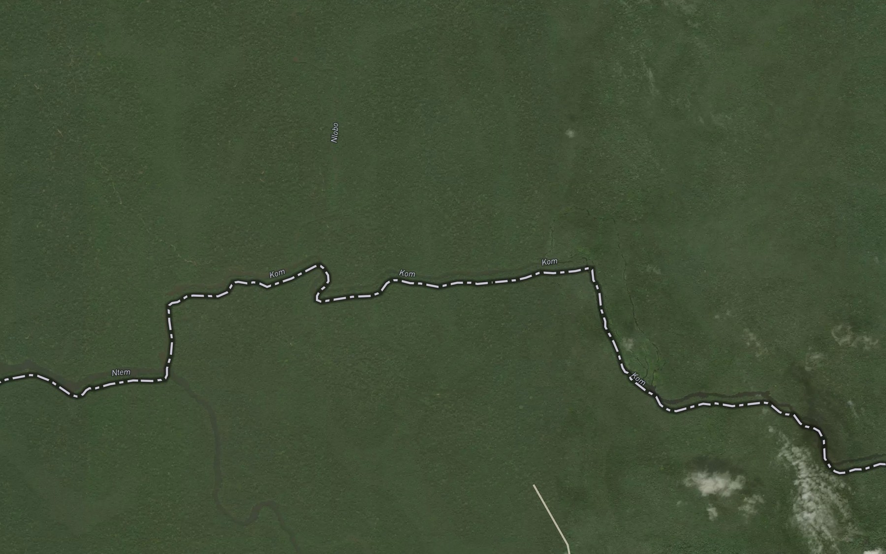 Satellite map of the Nlobo