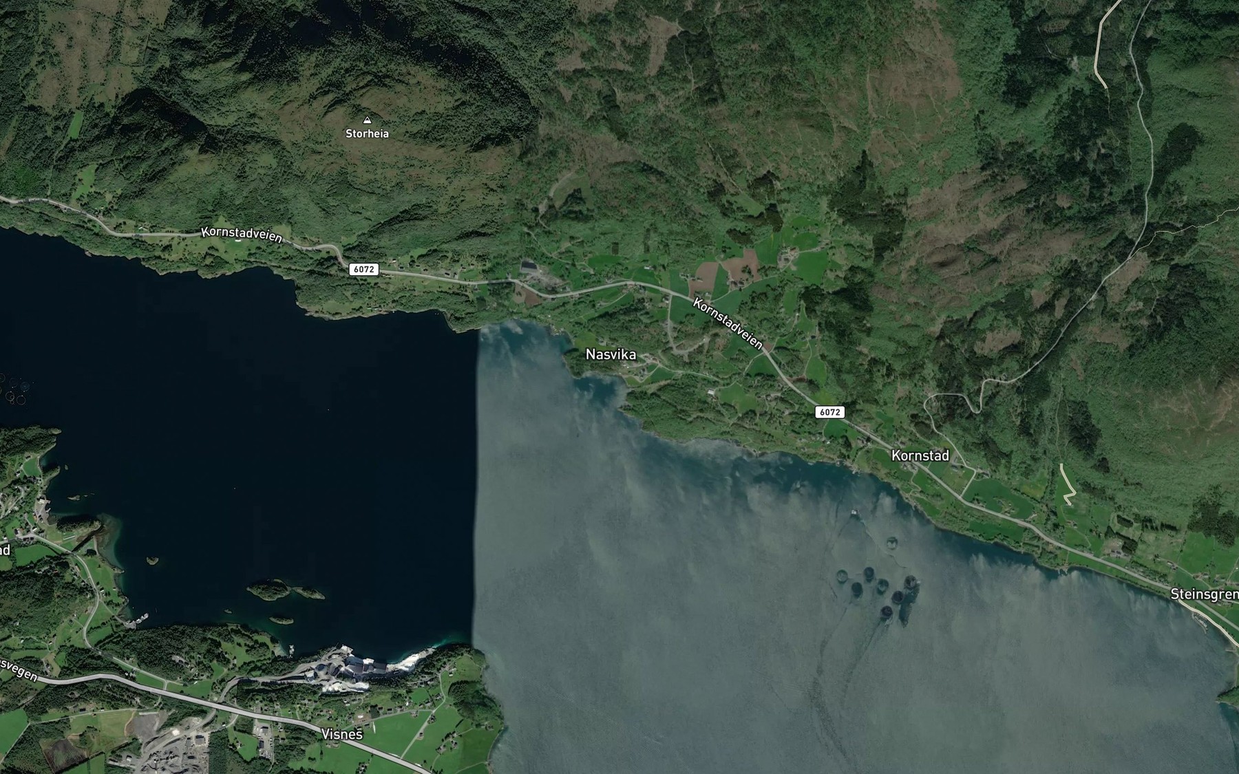 Satellite map of the Nasvikbogen