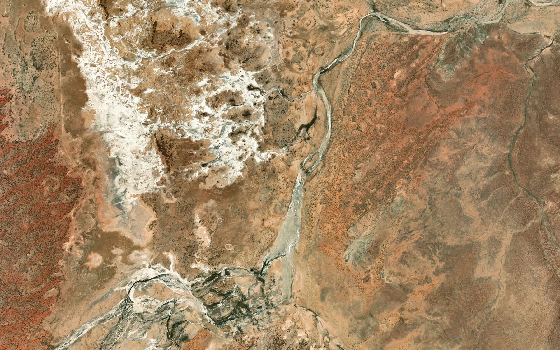 Satellite map of the Little Depot Spring