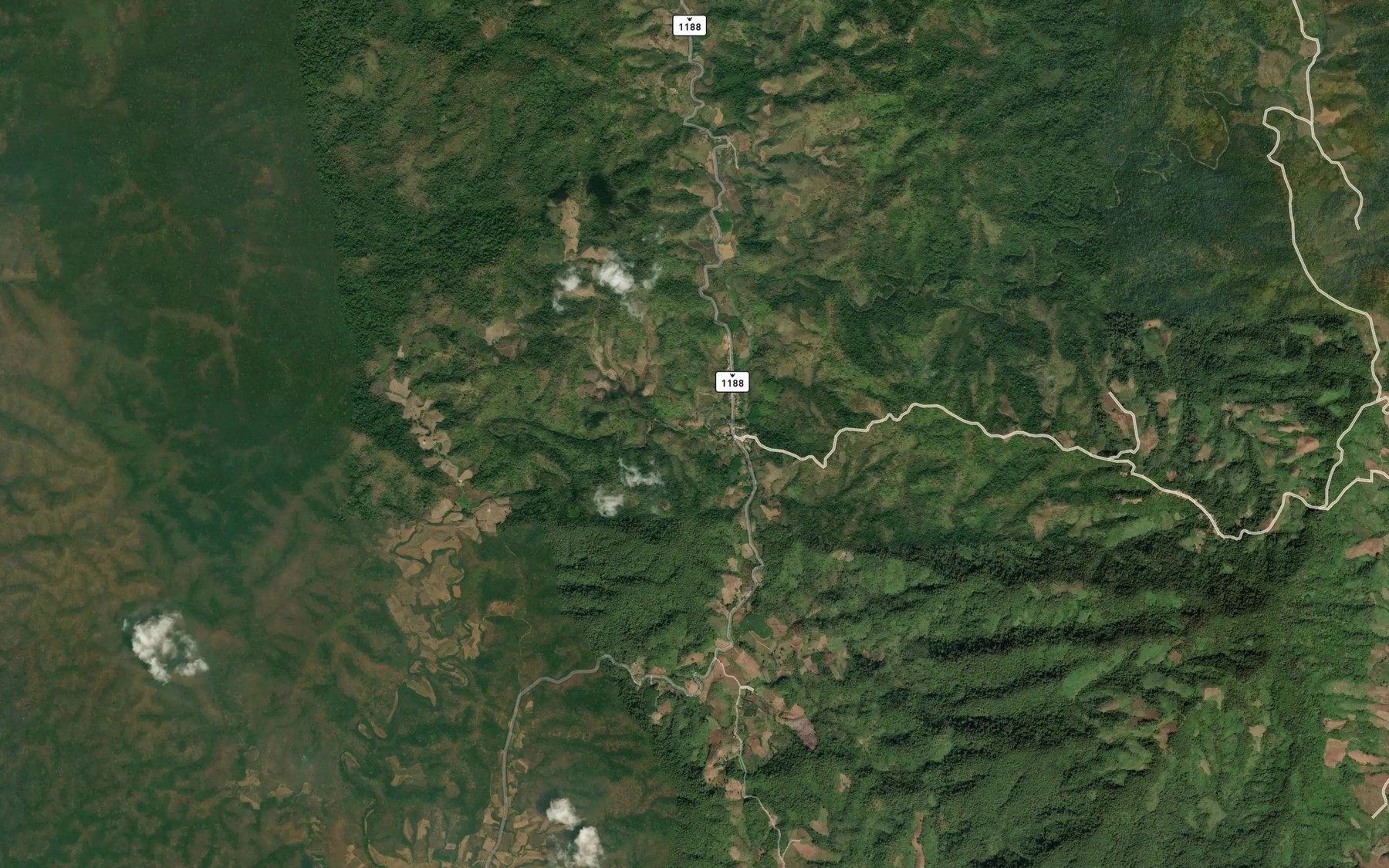 Satellite map of the Huai Lao