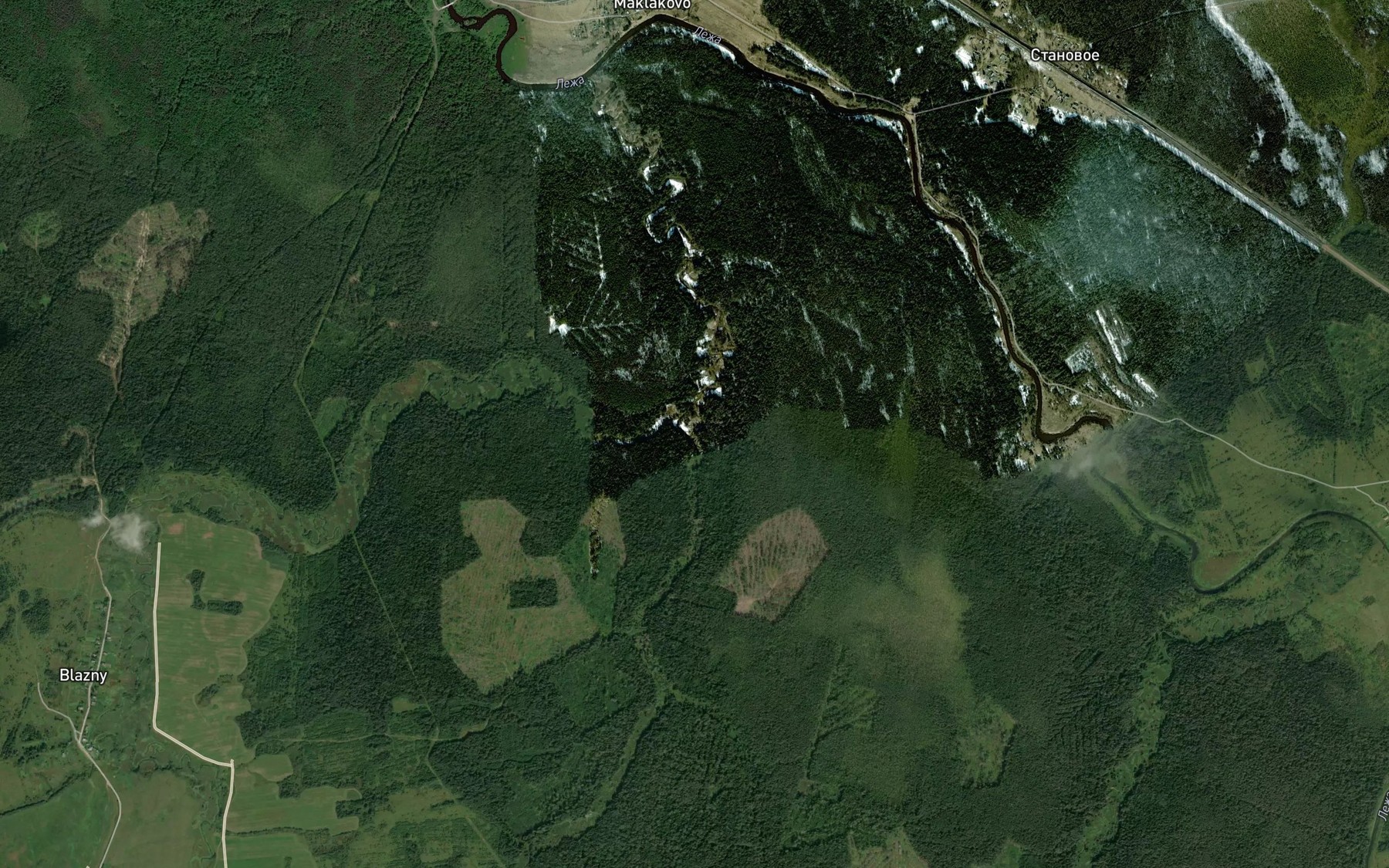 Satellite map of the Prudovka