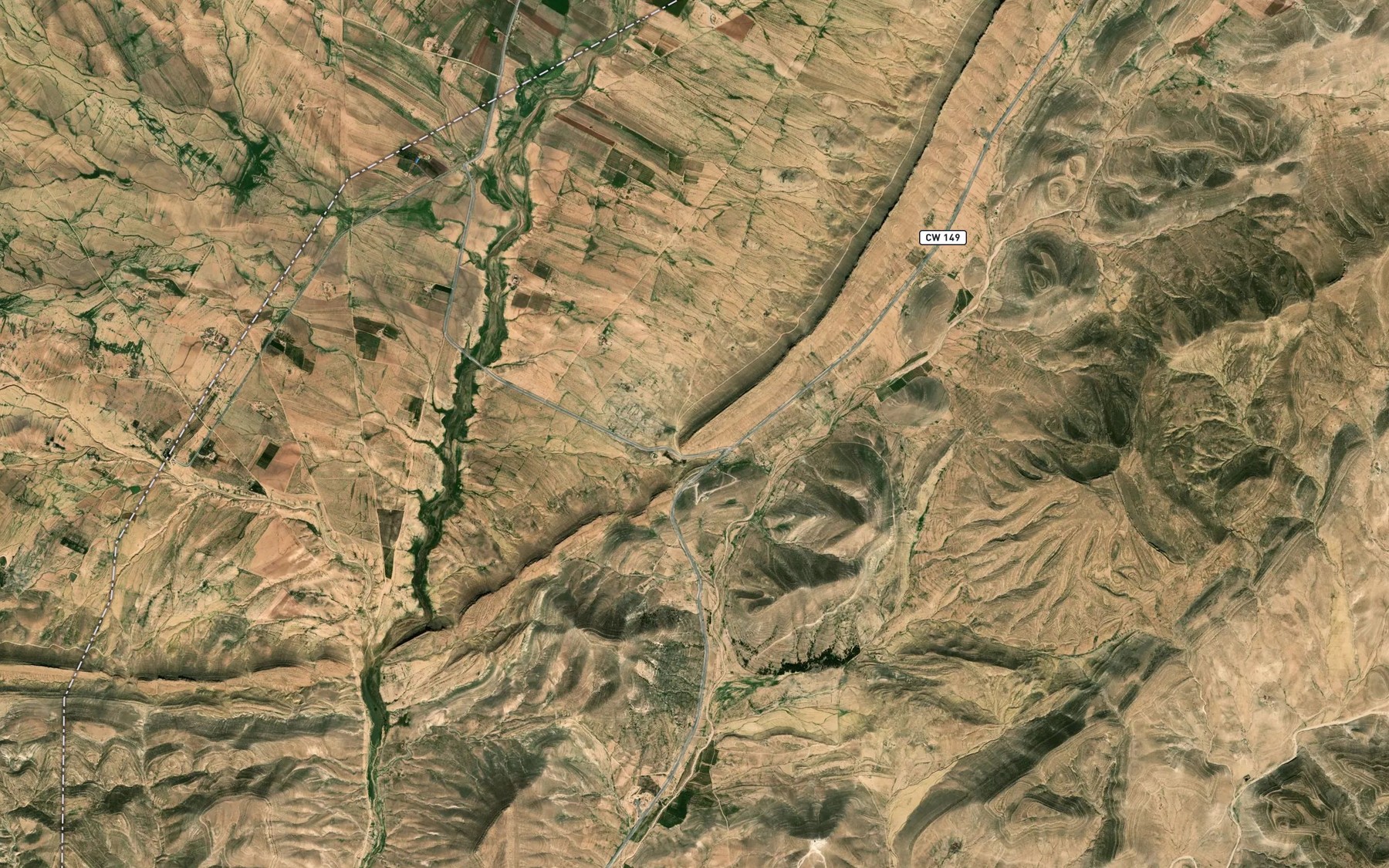 Satellite map of the 'Ain Seguer