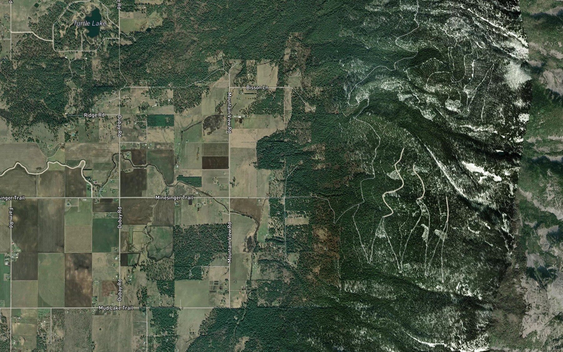 Satellite map of the Blumhagen Spring