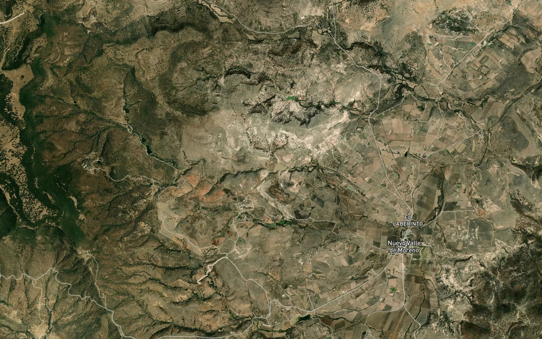 Satellite map of the El Muerto