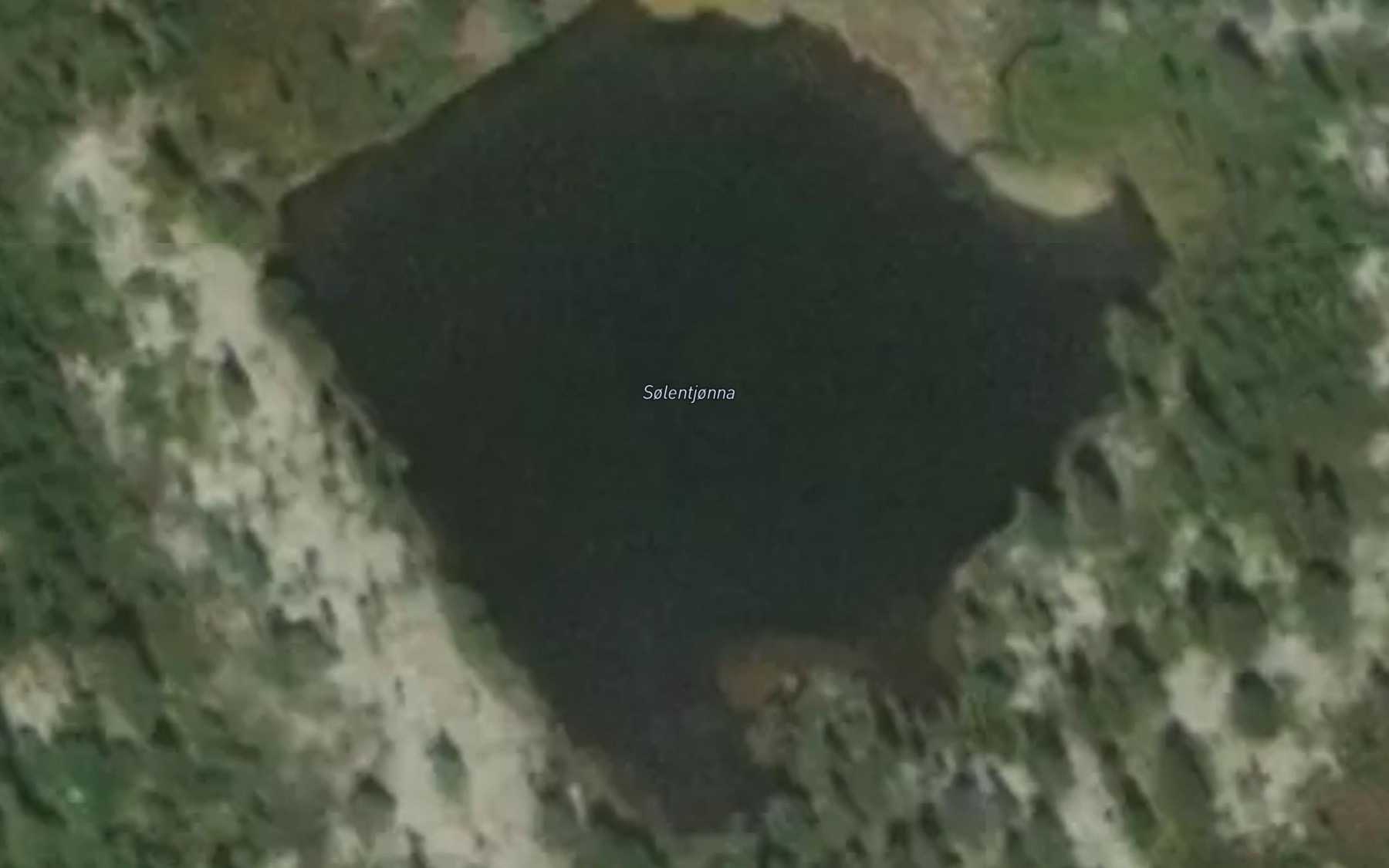 Satellite map of the Solentjorna