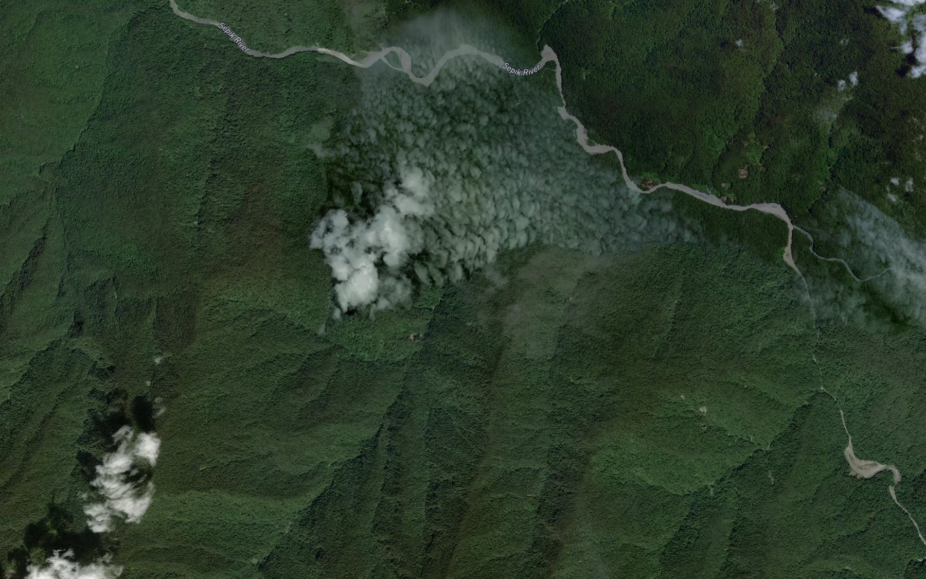 Satellite map of the Ulyam River