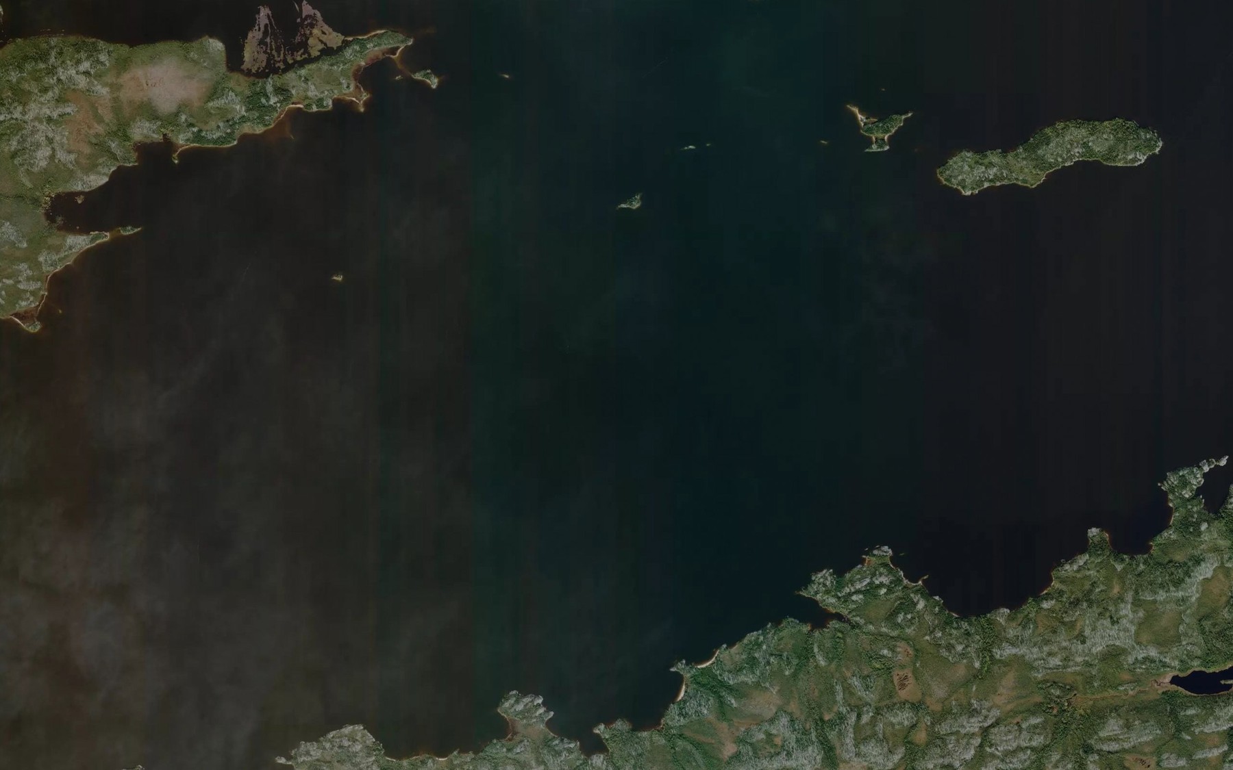 Satellite map of the Passe Alder