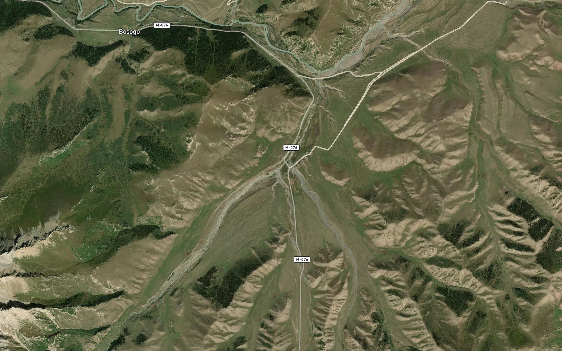 Satellite map of the Kyndy