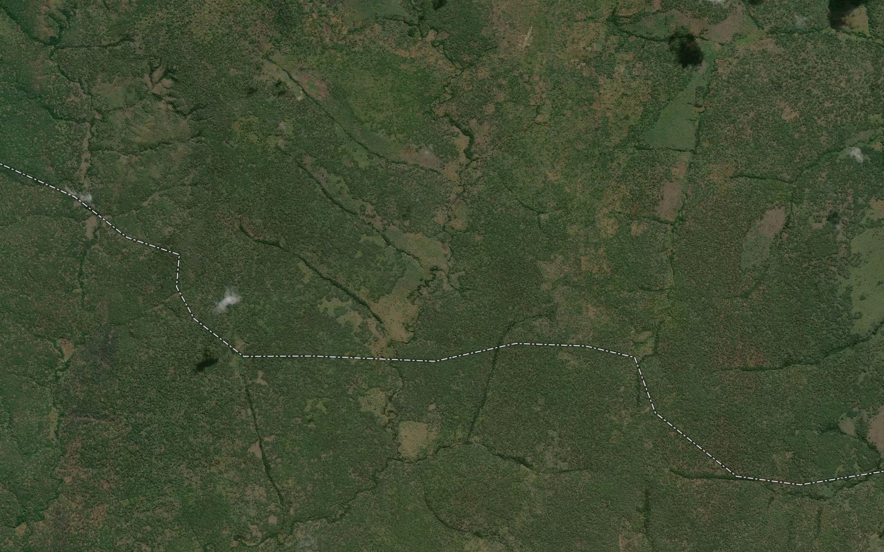 Satellite map of the Kamibamamba