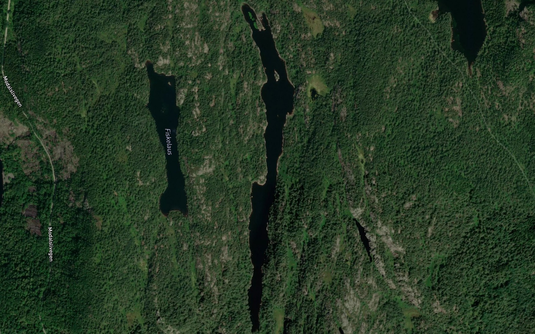 Satellite map of the Stemmevatnet