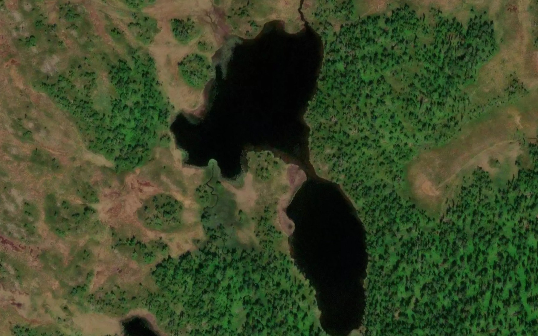 Satellite map of the Smaskraptjorna