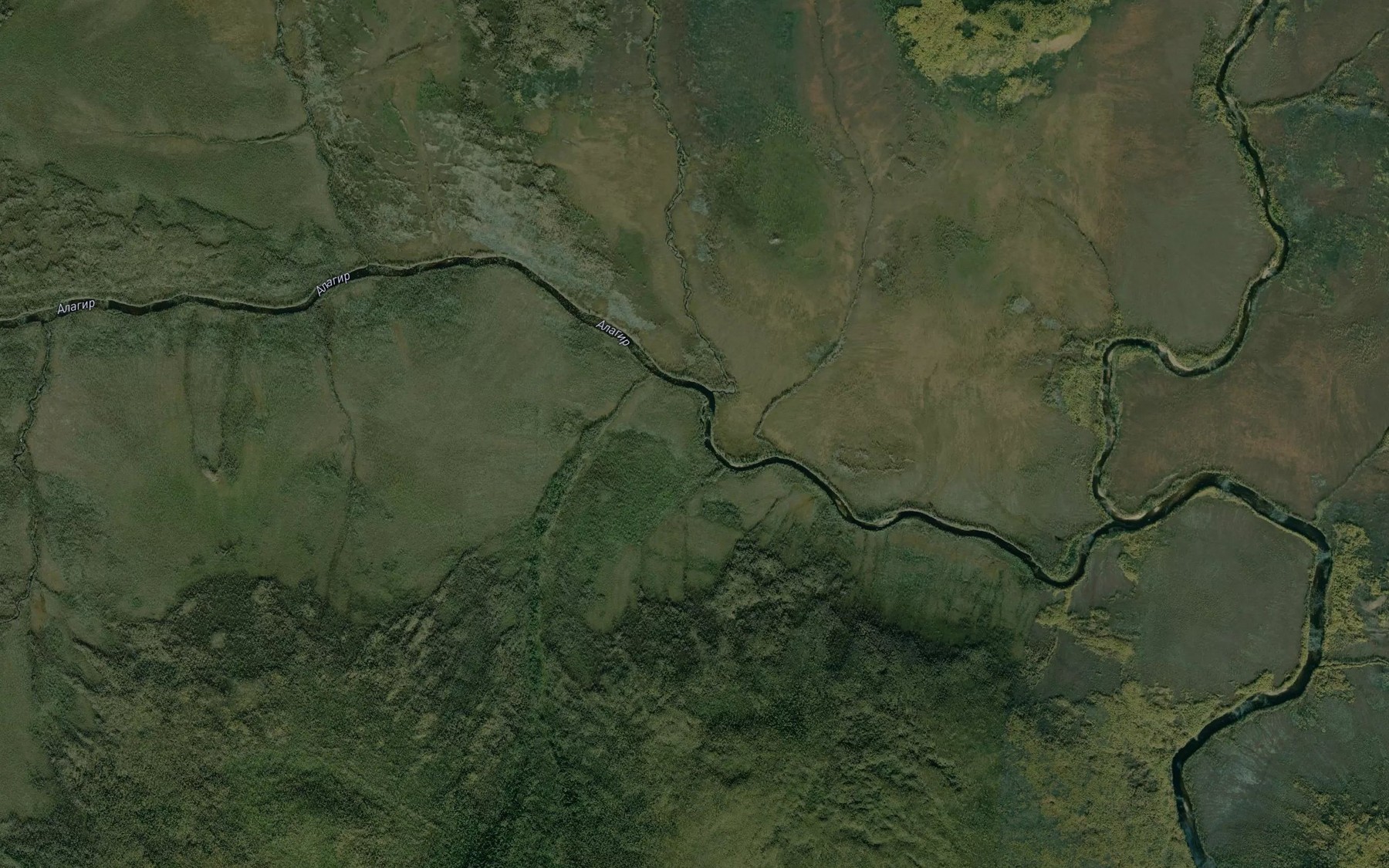 Satellite map of the Dlinnyy