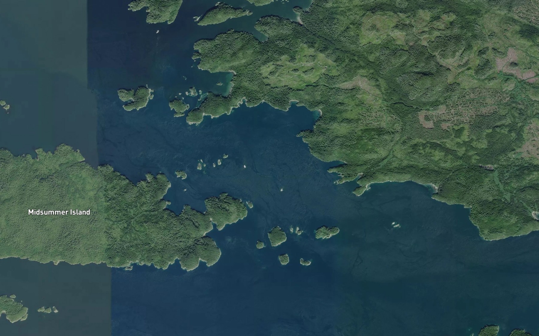 Satellite map of the Spring Passage