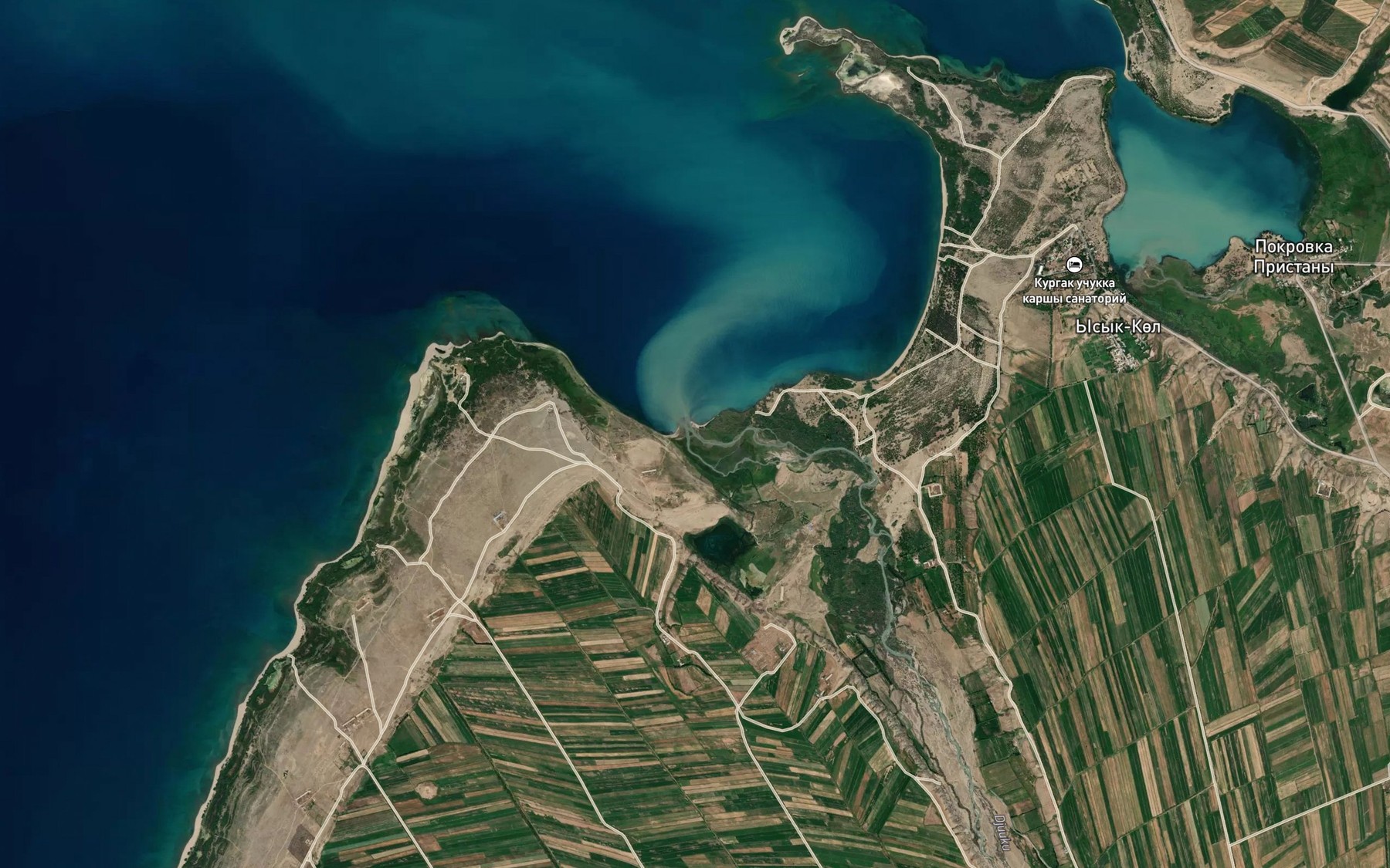 Satellite map of the Dzhuku
