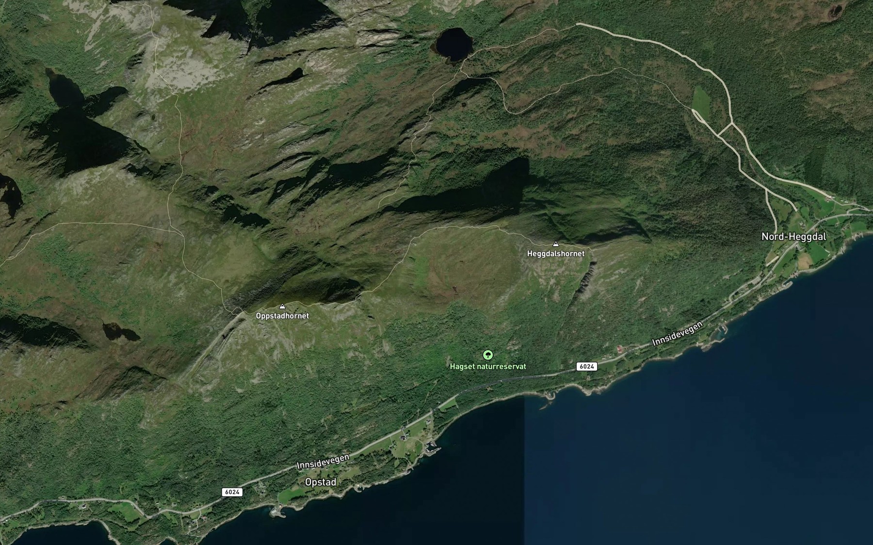 Satellite map of the Kyrabotnelva