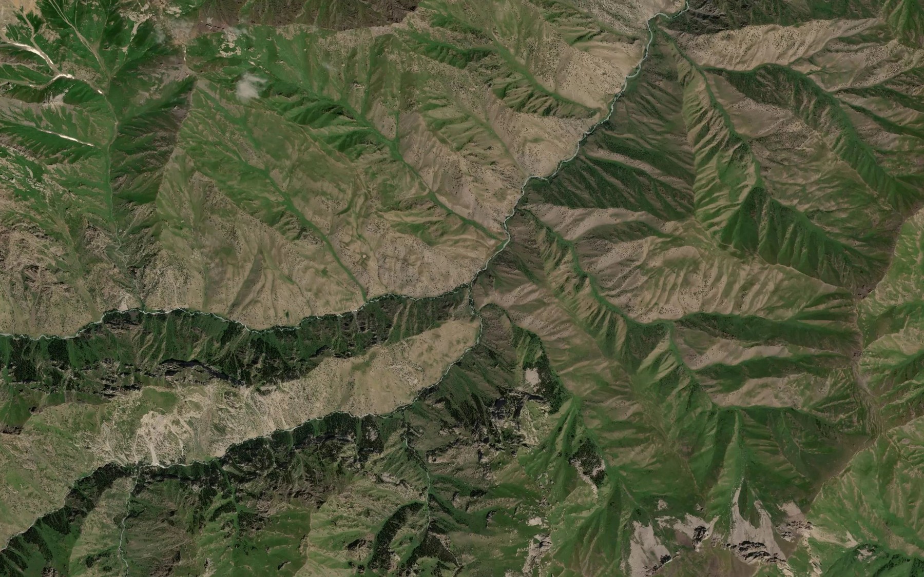 Satellite map of the Aldakul