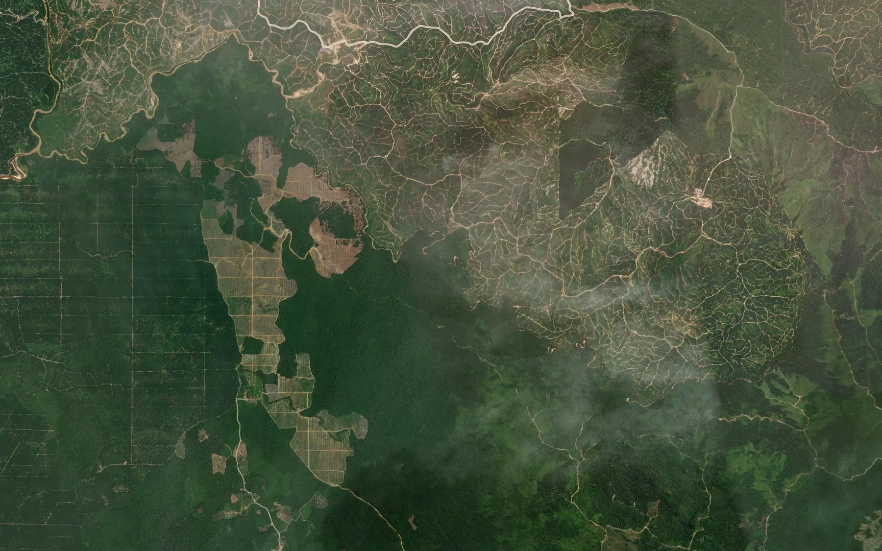 Satellite map of the Sungai Sepokai