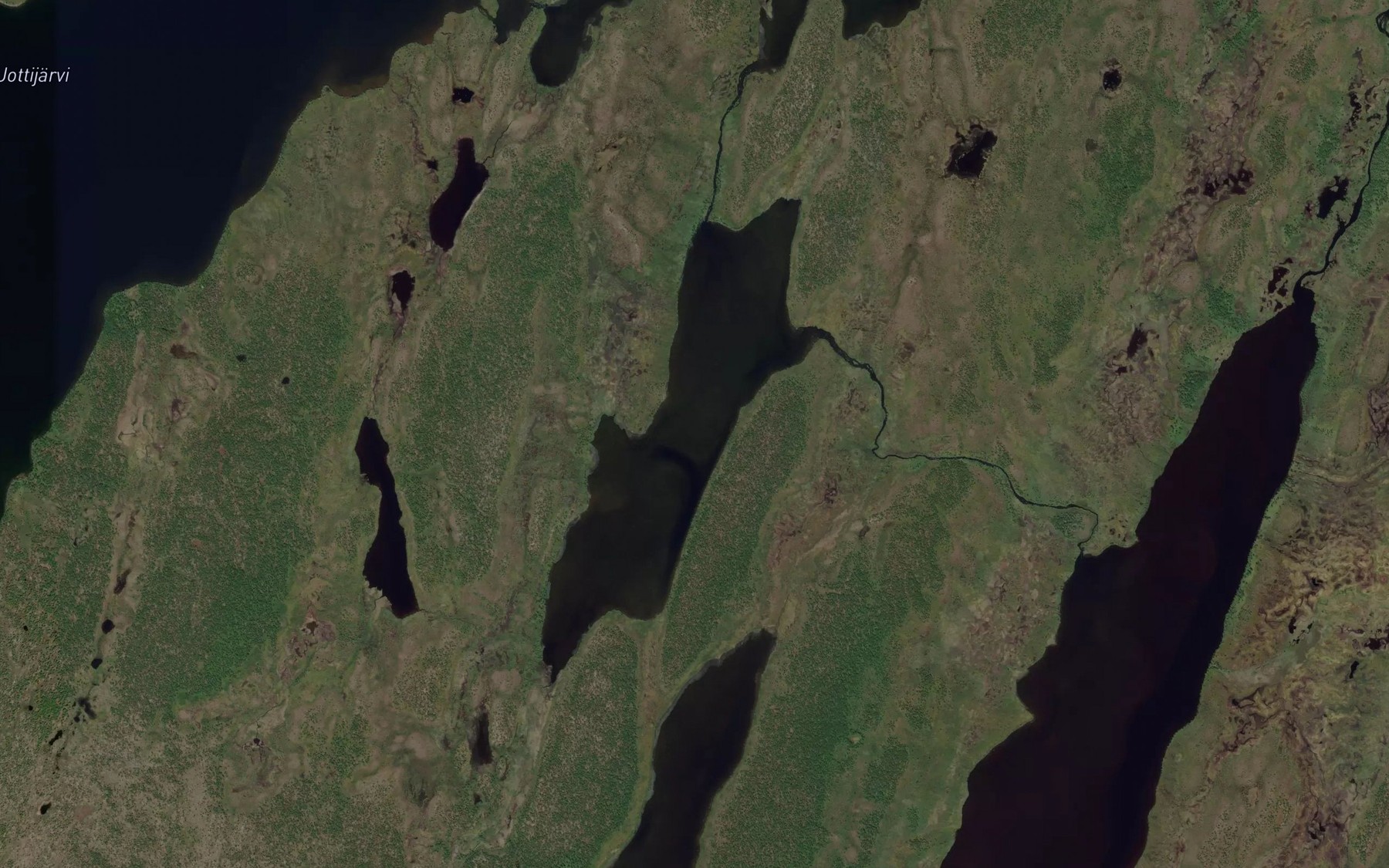 Satellite map of the Jottiluobbal