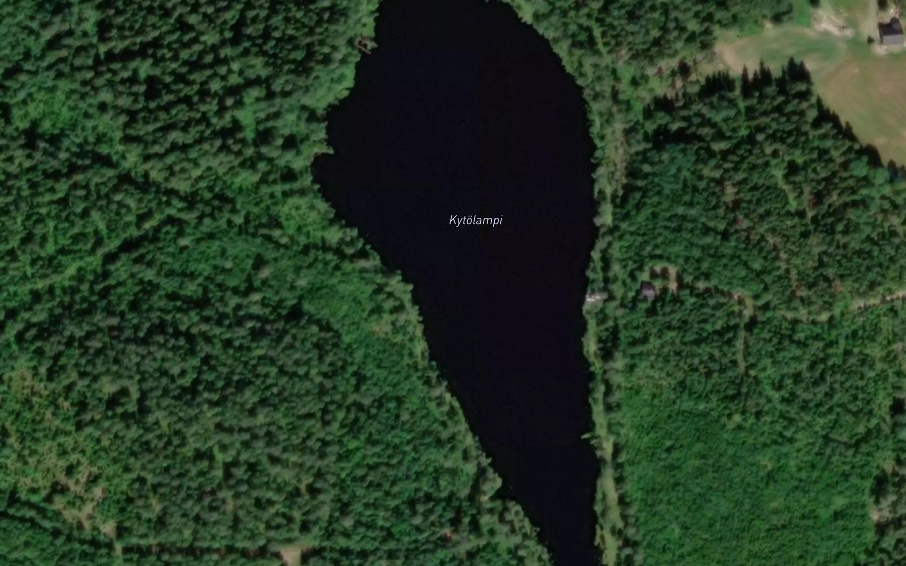 Satellite map of the Kytolampi