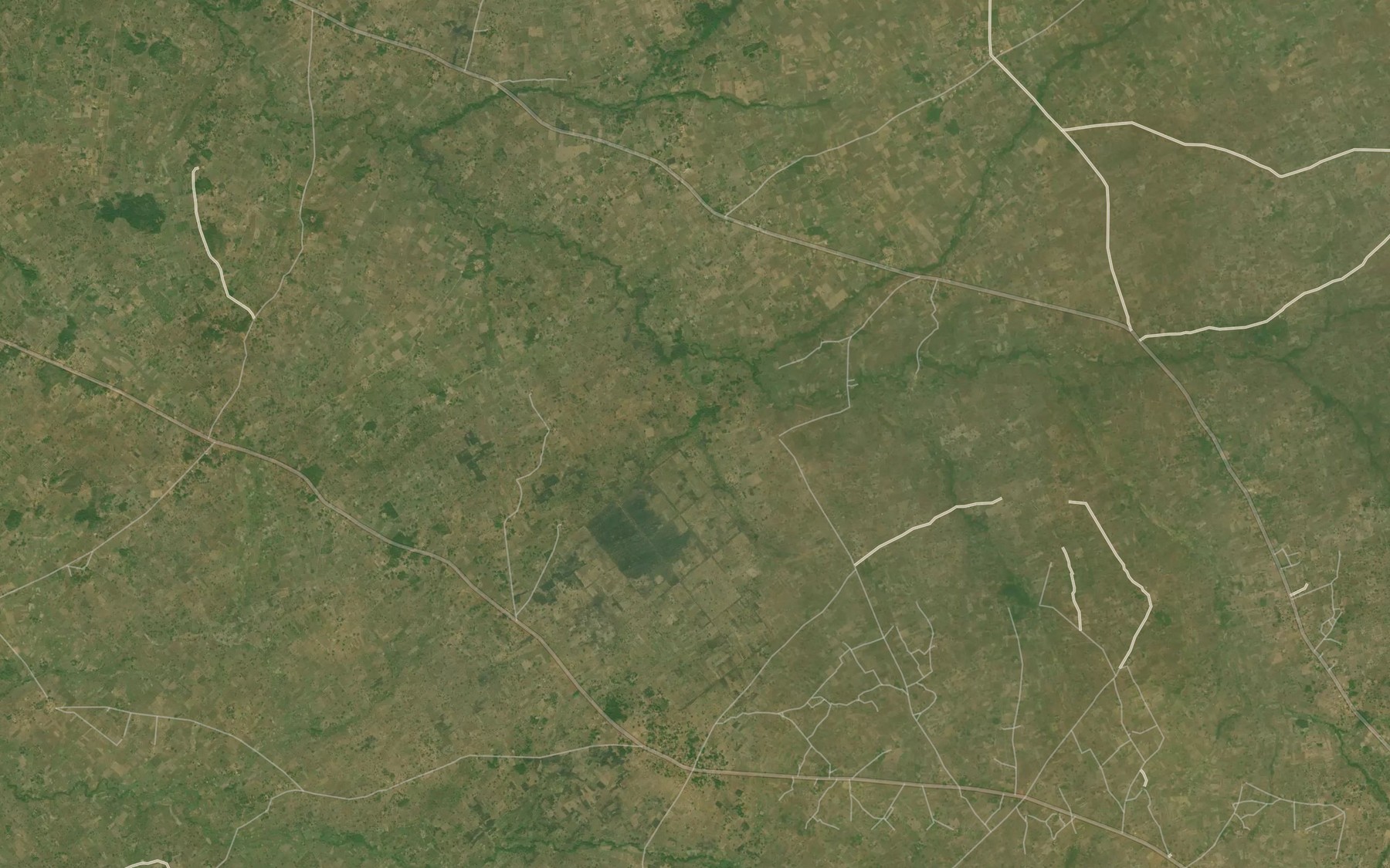 Satellite map of the River Andev