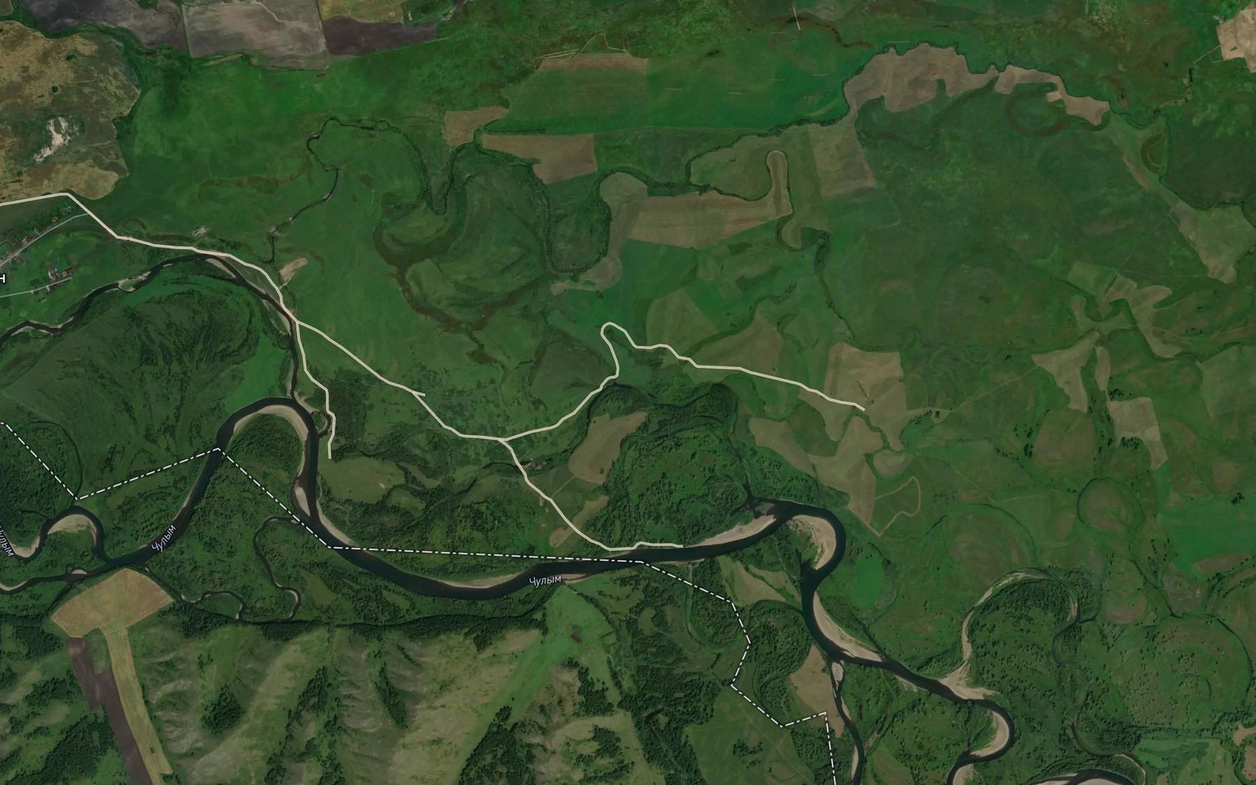Satellite map of the Mostovaya