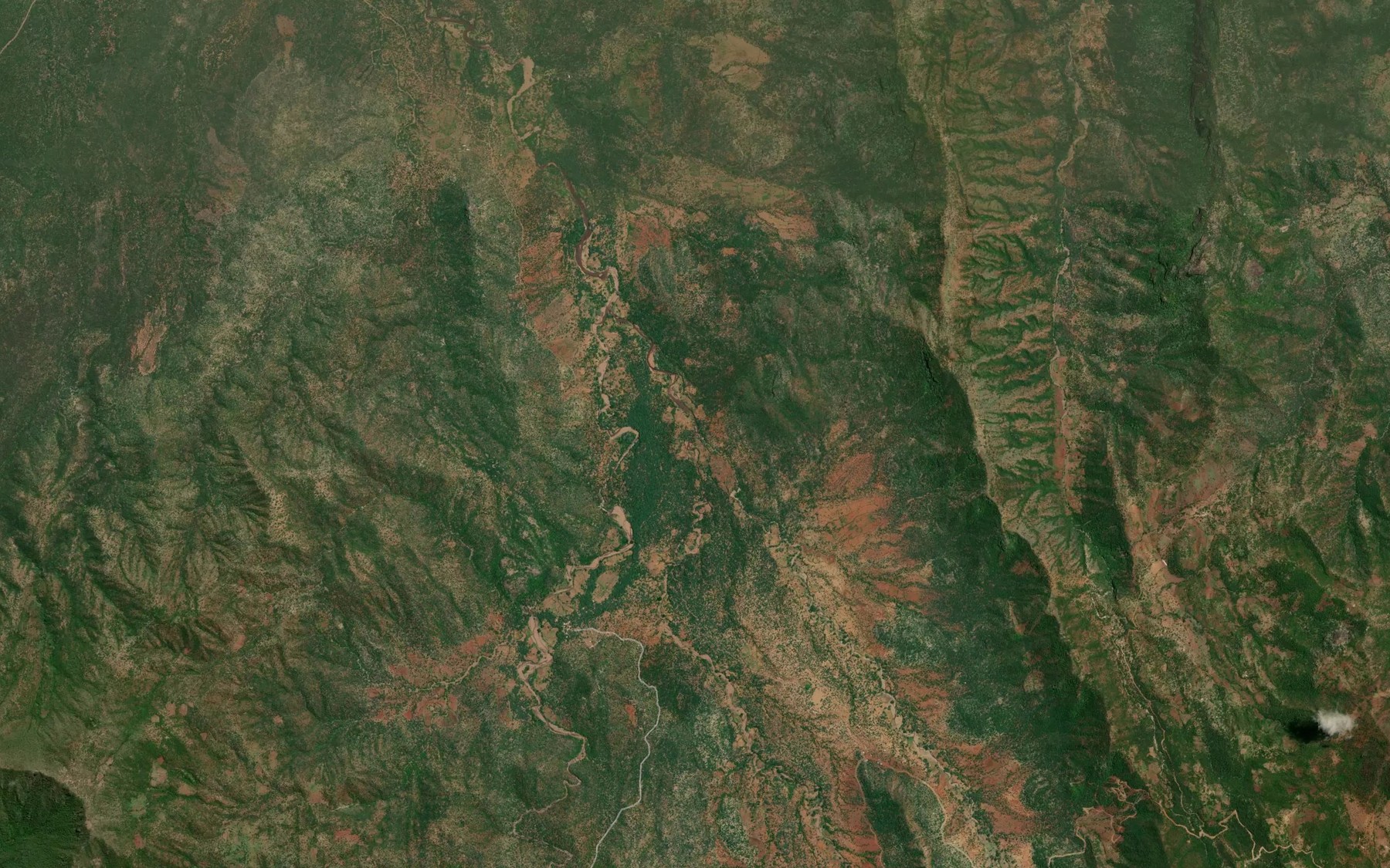 Satellite map of the Sinjo