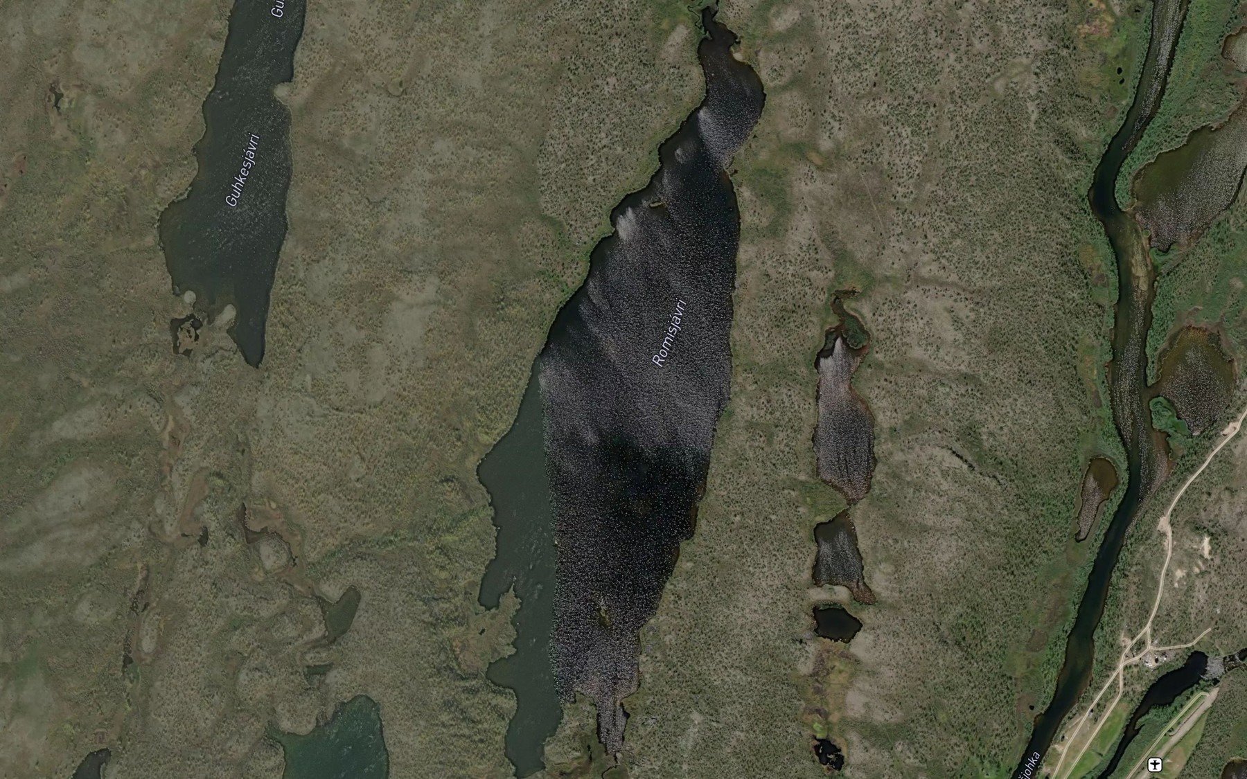 Satellite map of the Ramisjavri
