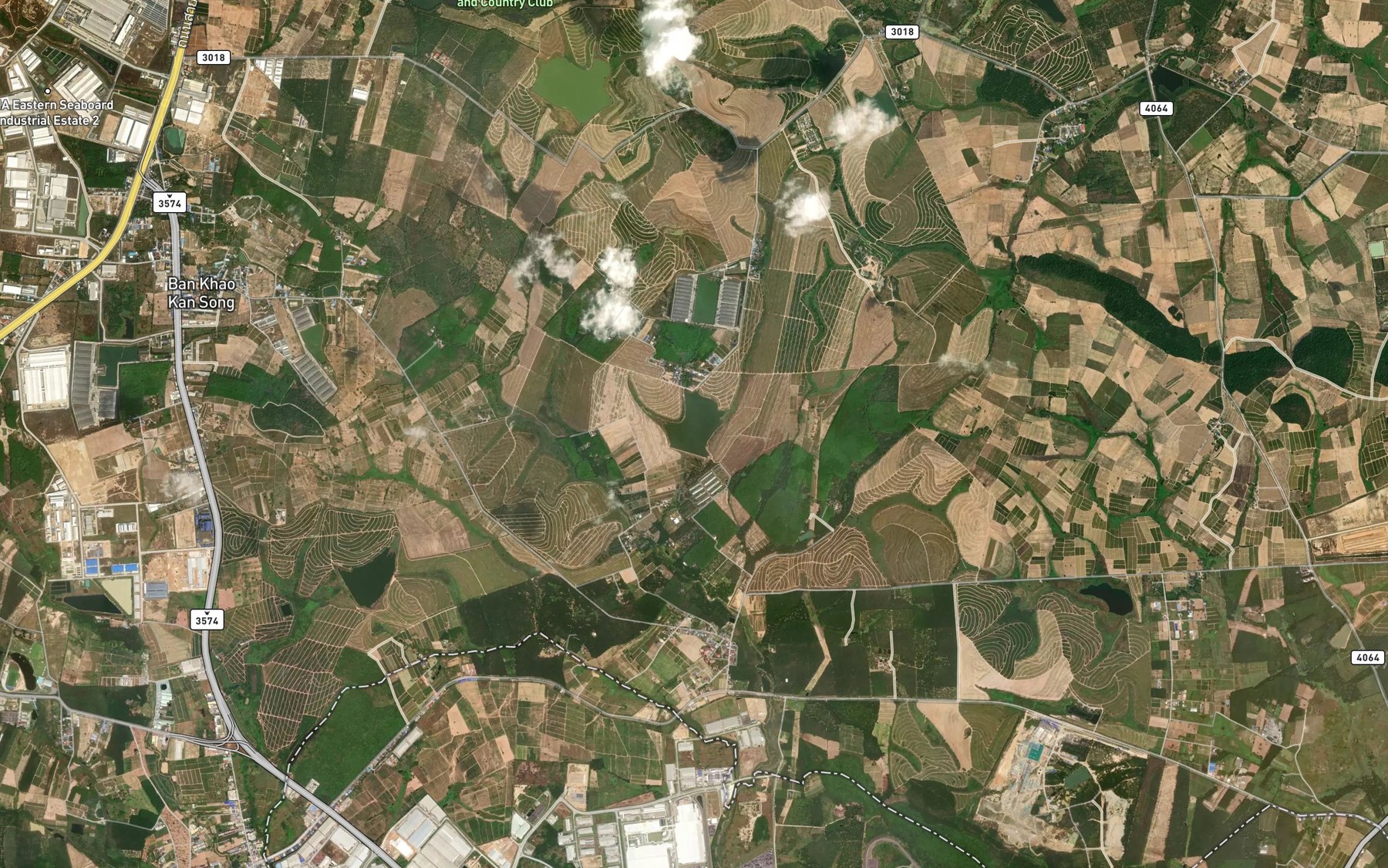 Satellite map of the Ang Kep Nam Nong Khuean