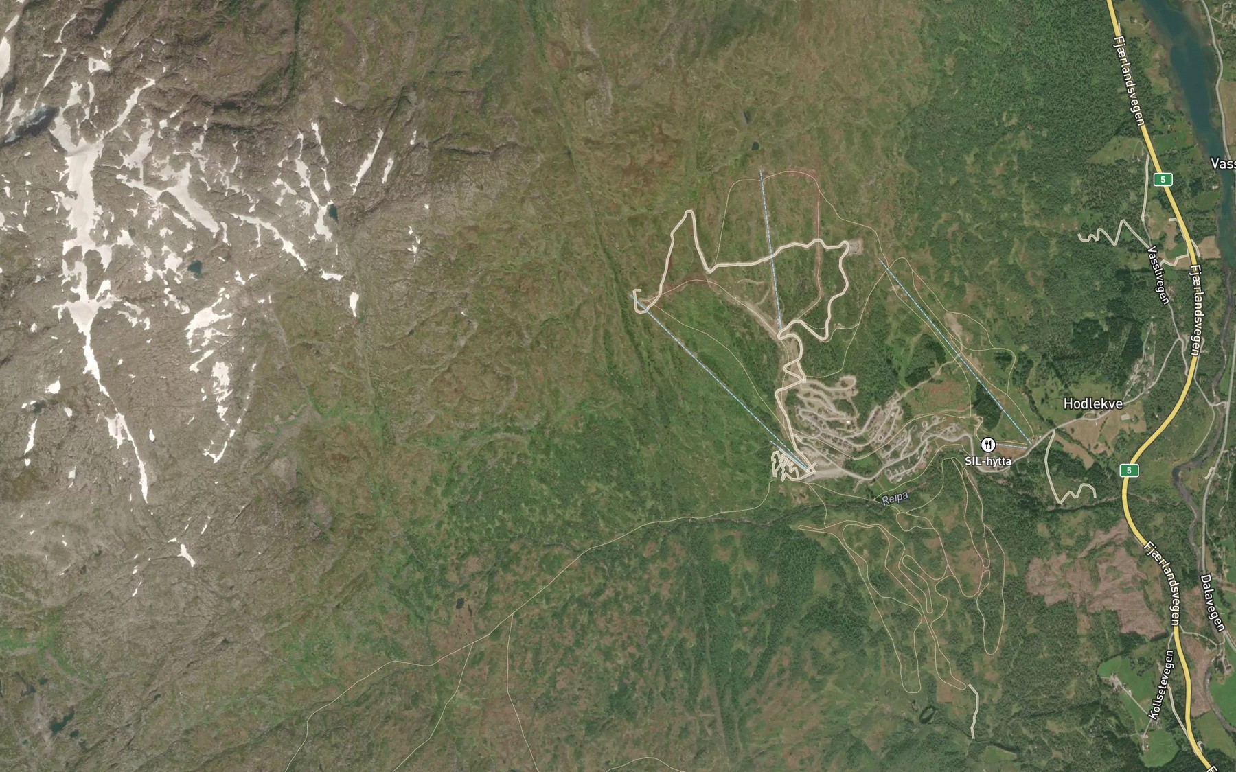 Satellite map of the Kambagrovi