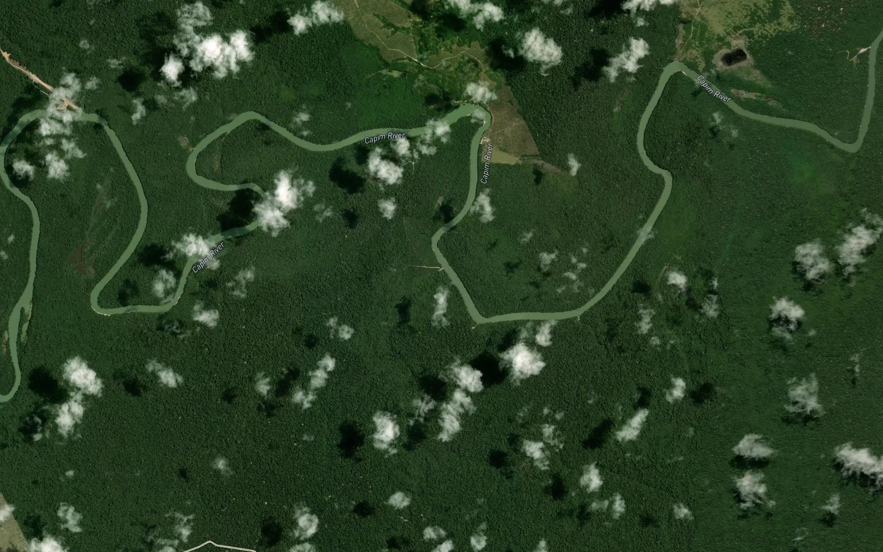 Satellite map of the Igarape Quiriquiri