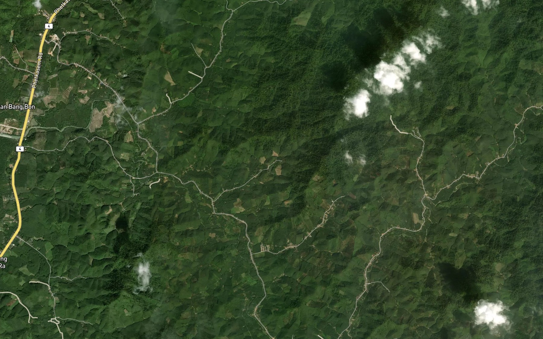 Satellite map of the Ang Kep Nam Huai Sathon