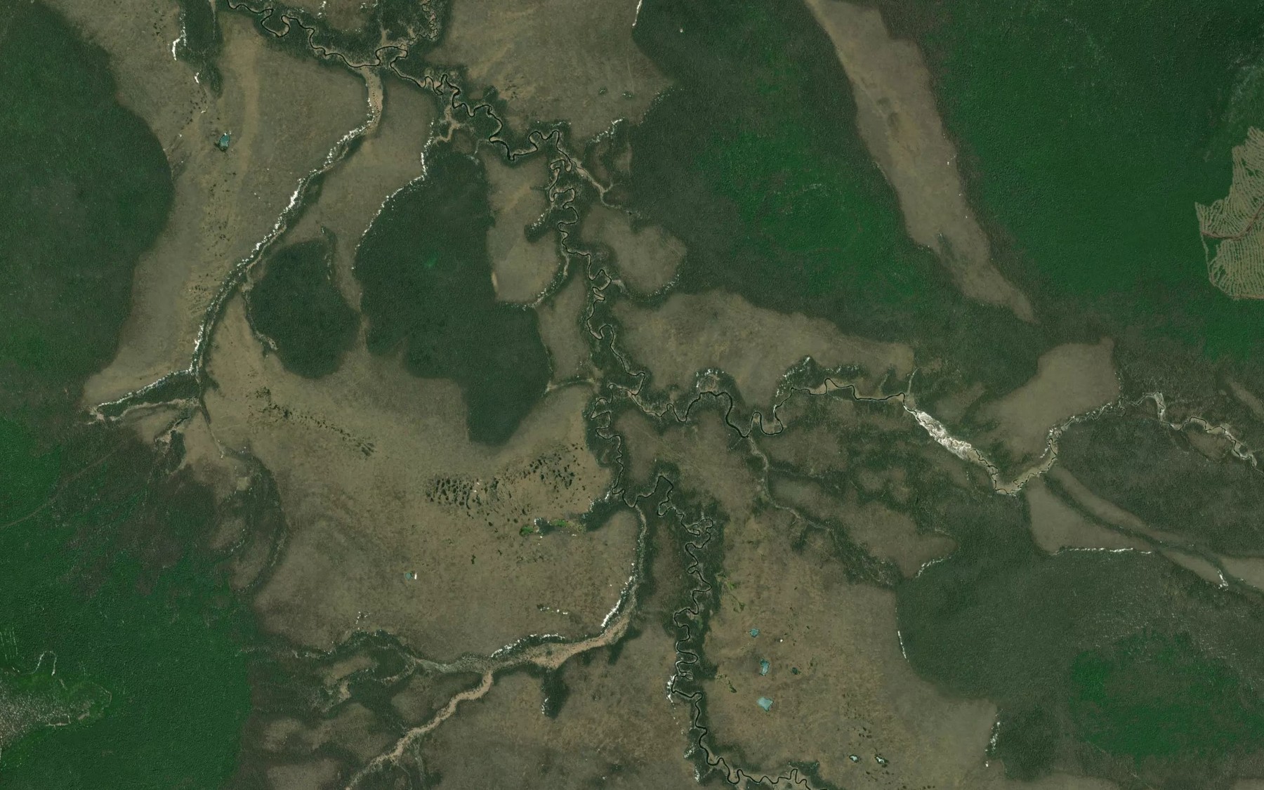 Satellite map of the Sushchevskiy Klyuch