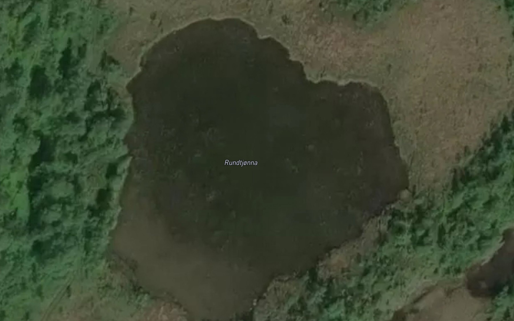 Satellite map of the Rundtjonna