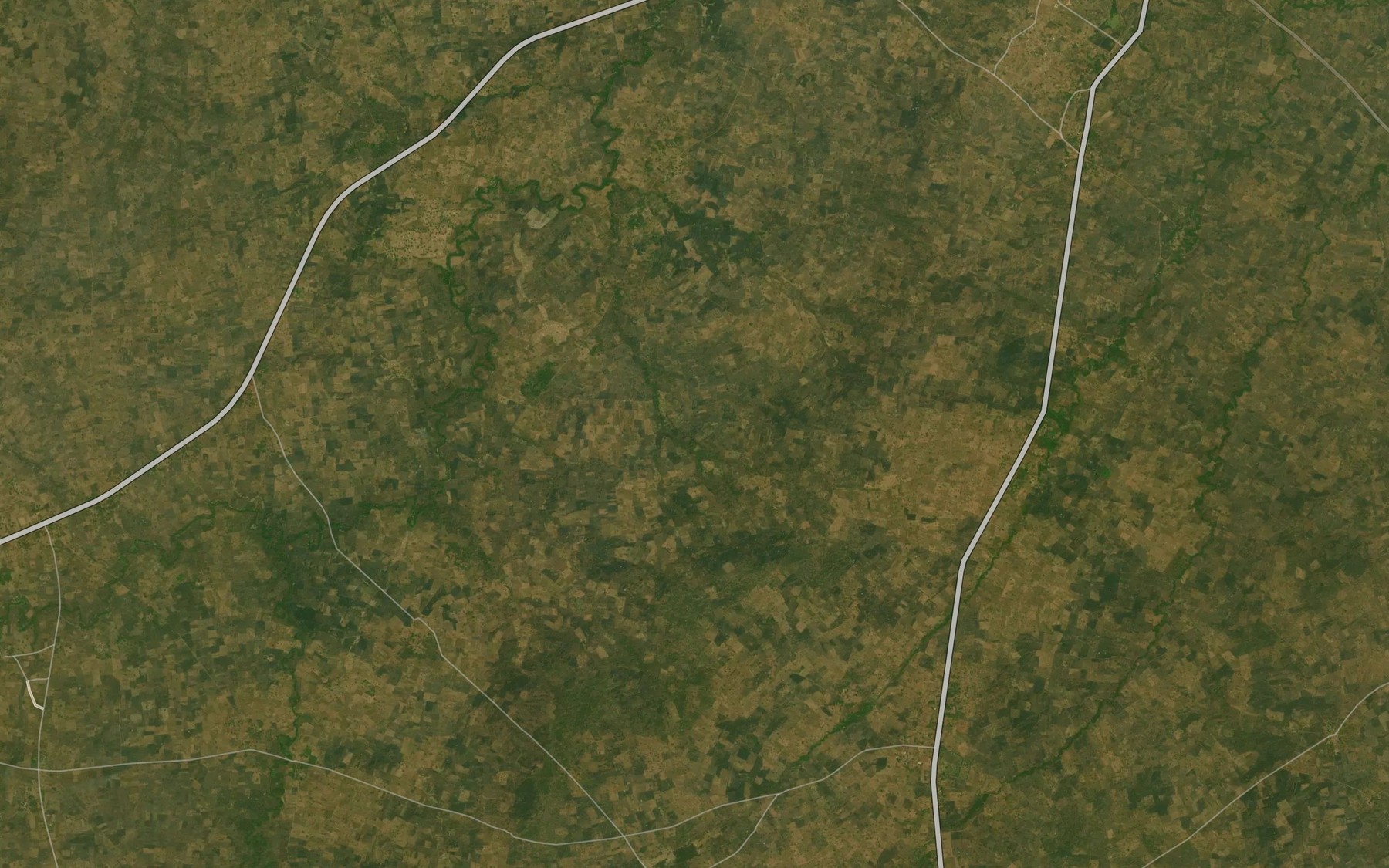 Satellite map of the River Wahala