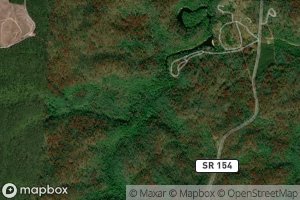 Satellite map of the Natural Bridge Creek