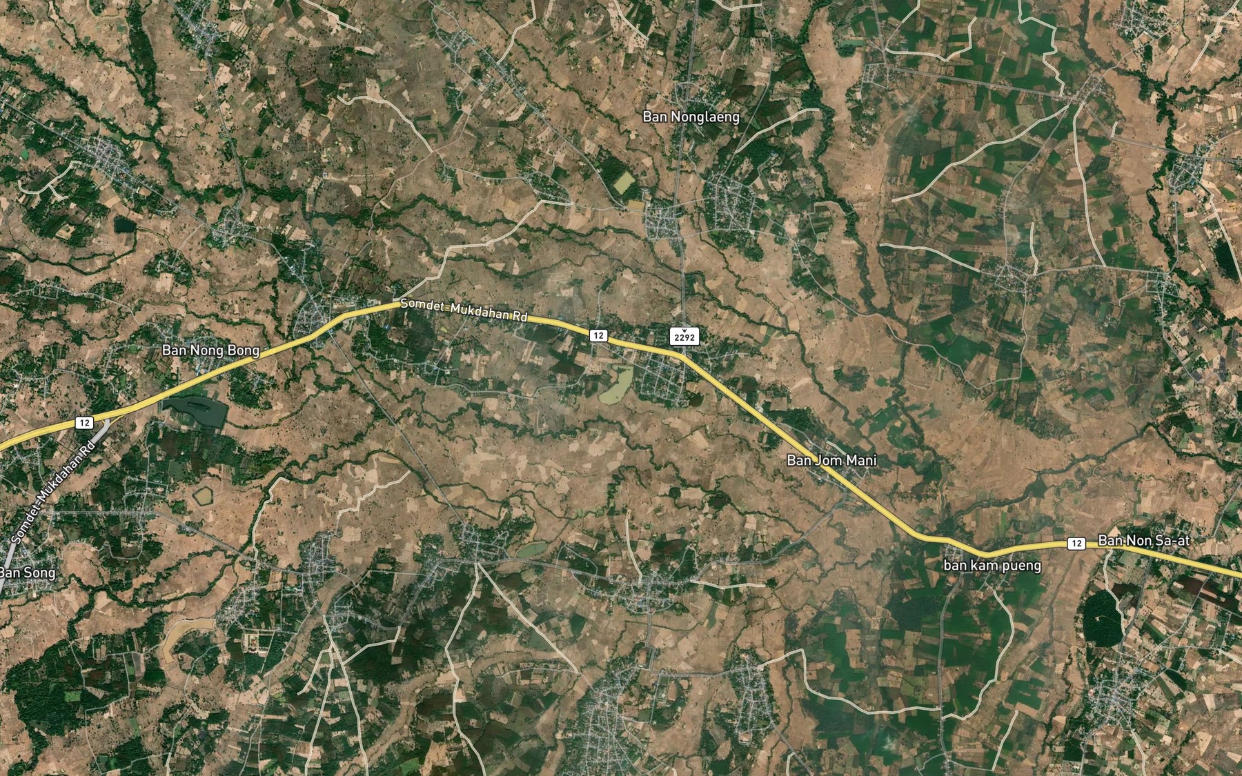 Satellite map of the Nong Kok