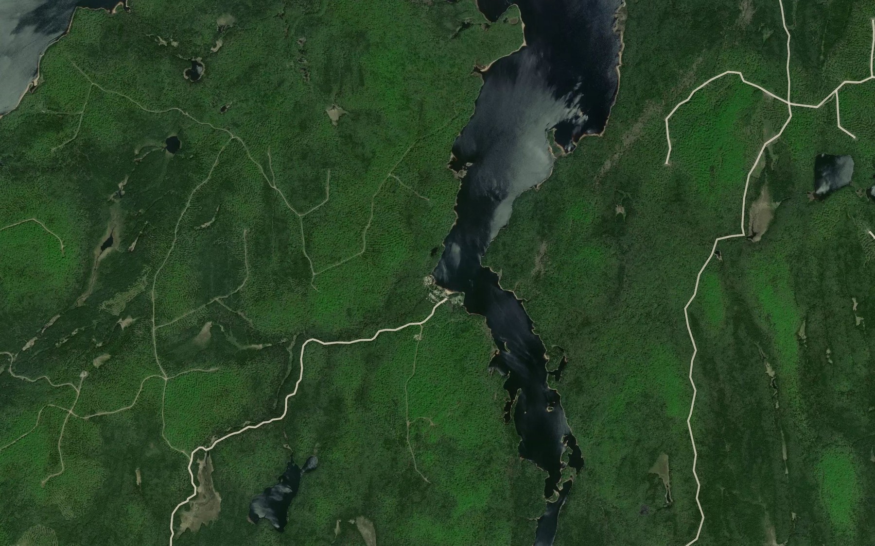 Satellite map of the Baie Dempsey