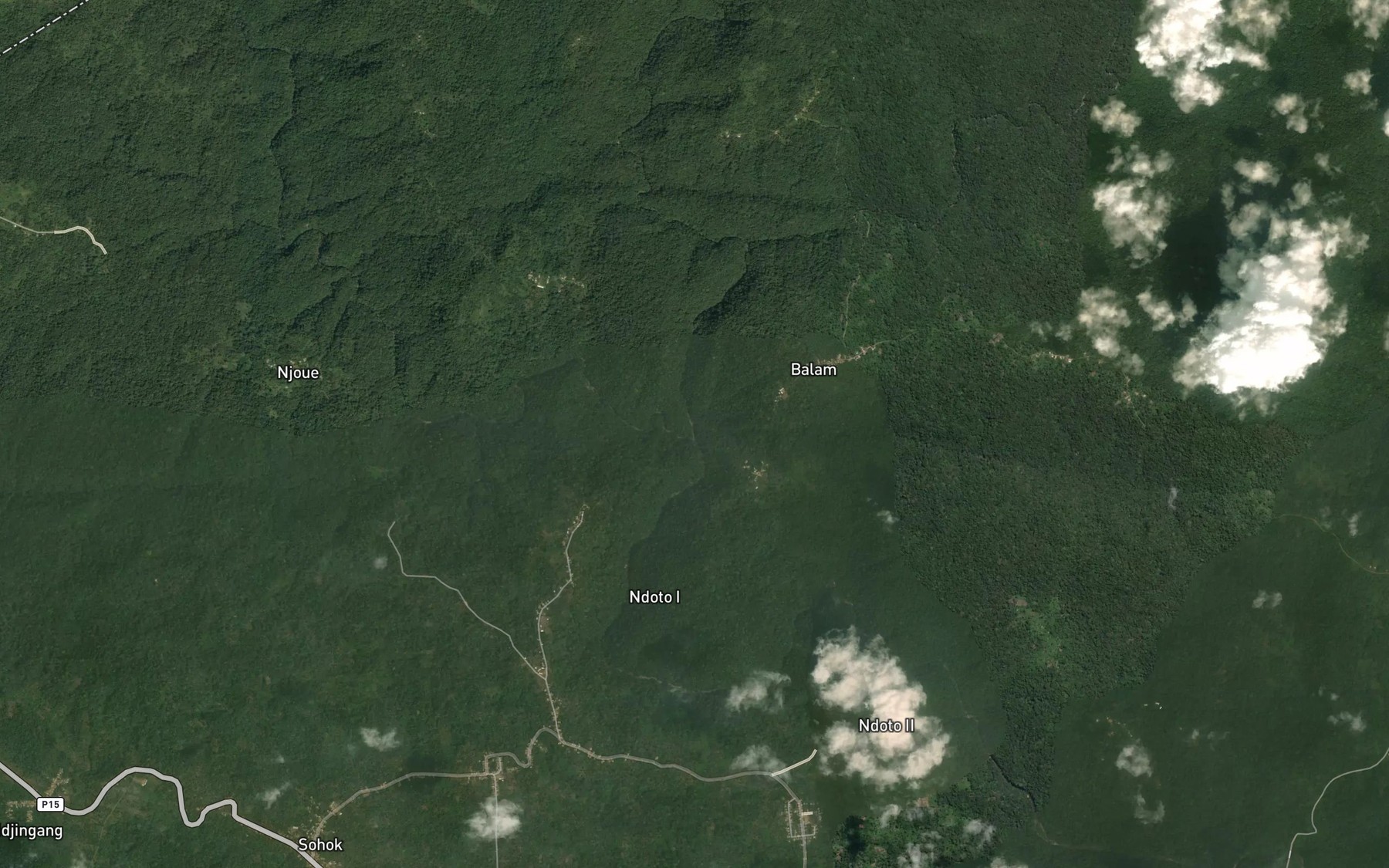 Satellite map of the Dip