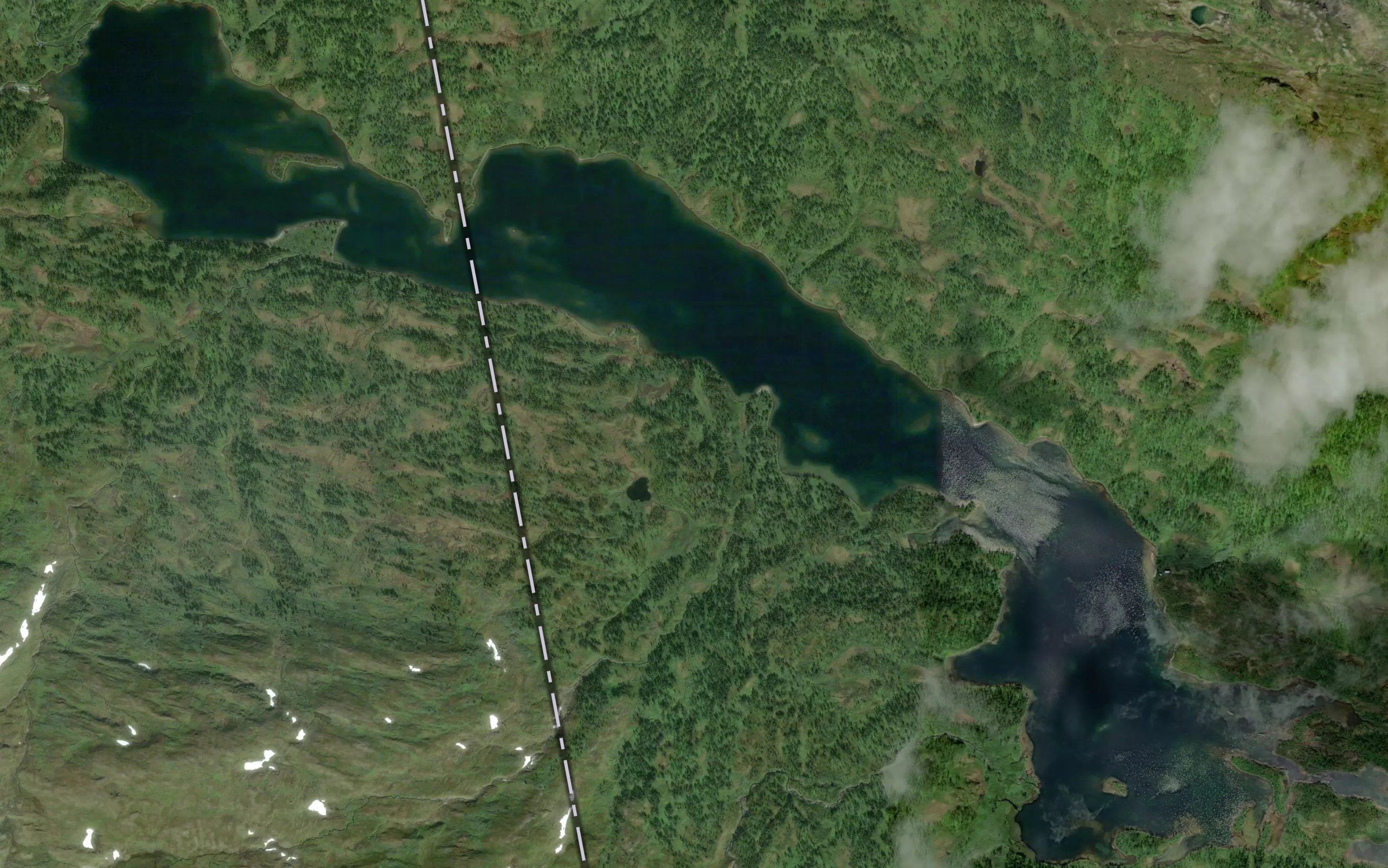 Skinnfellvatnet,nedre