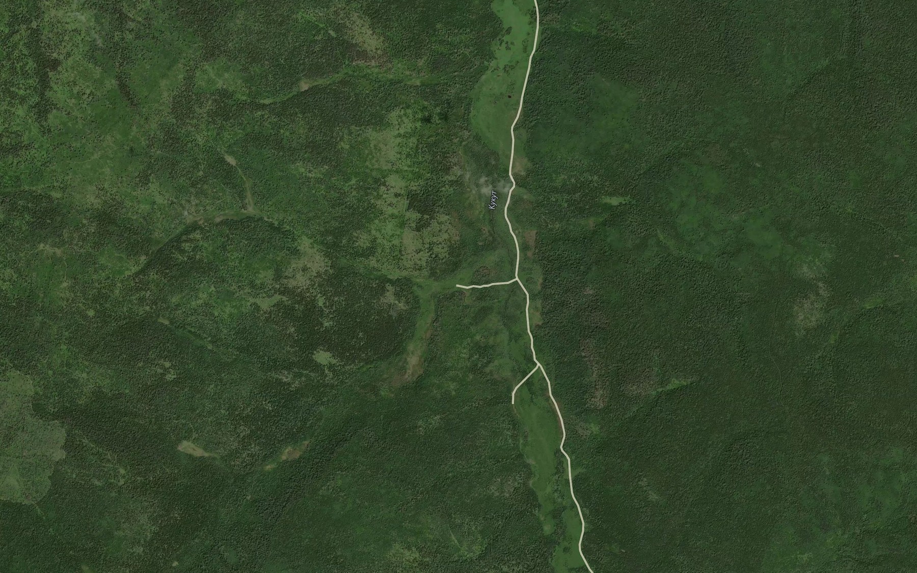Satellite map of the Malyy Mikhachin