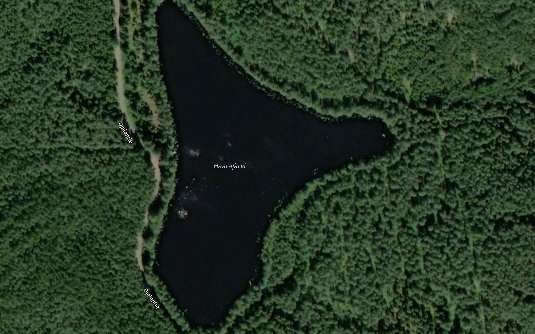 Satellite map of the Haarajarvi