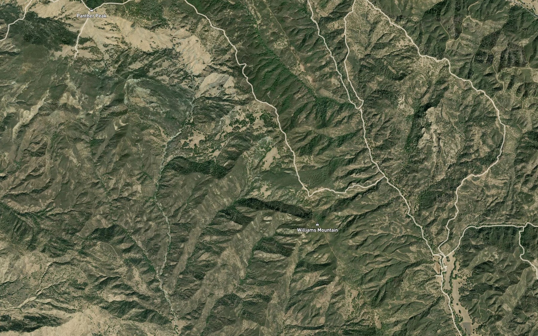 Satellite map of the Orejano Spring