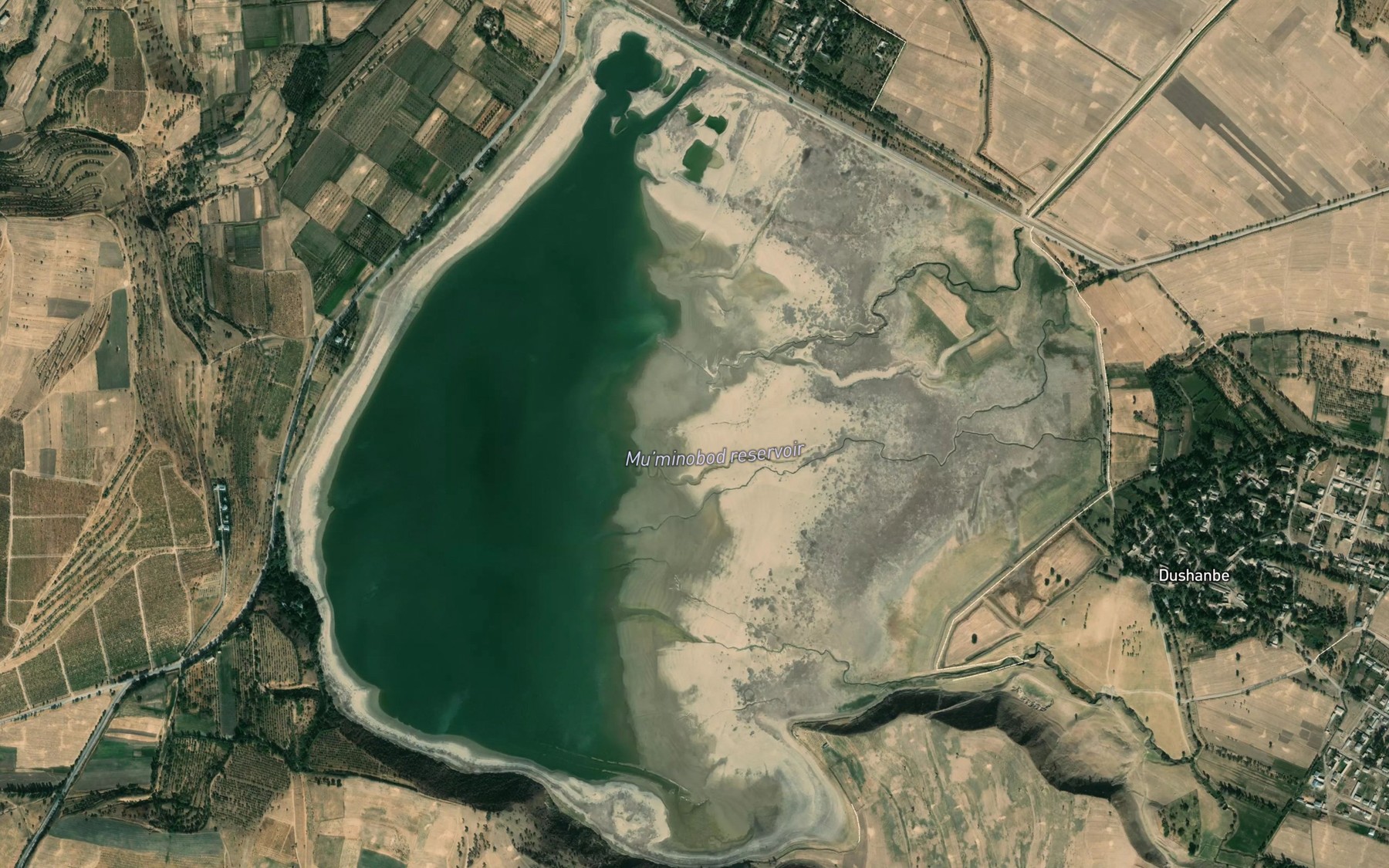 Satellite map of the Obanbori Mu'minobod