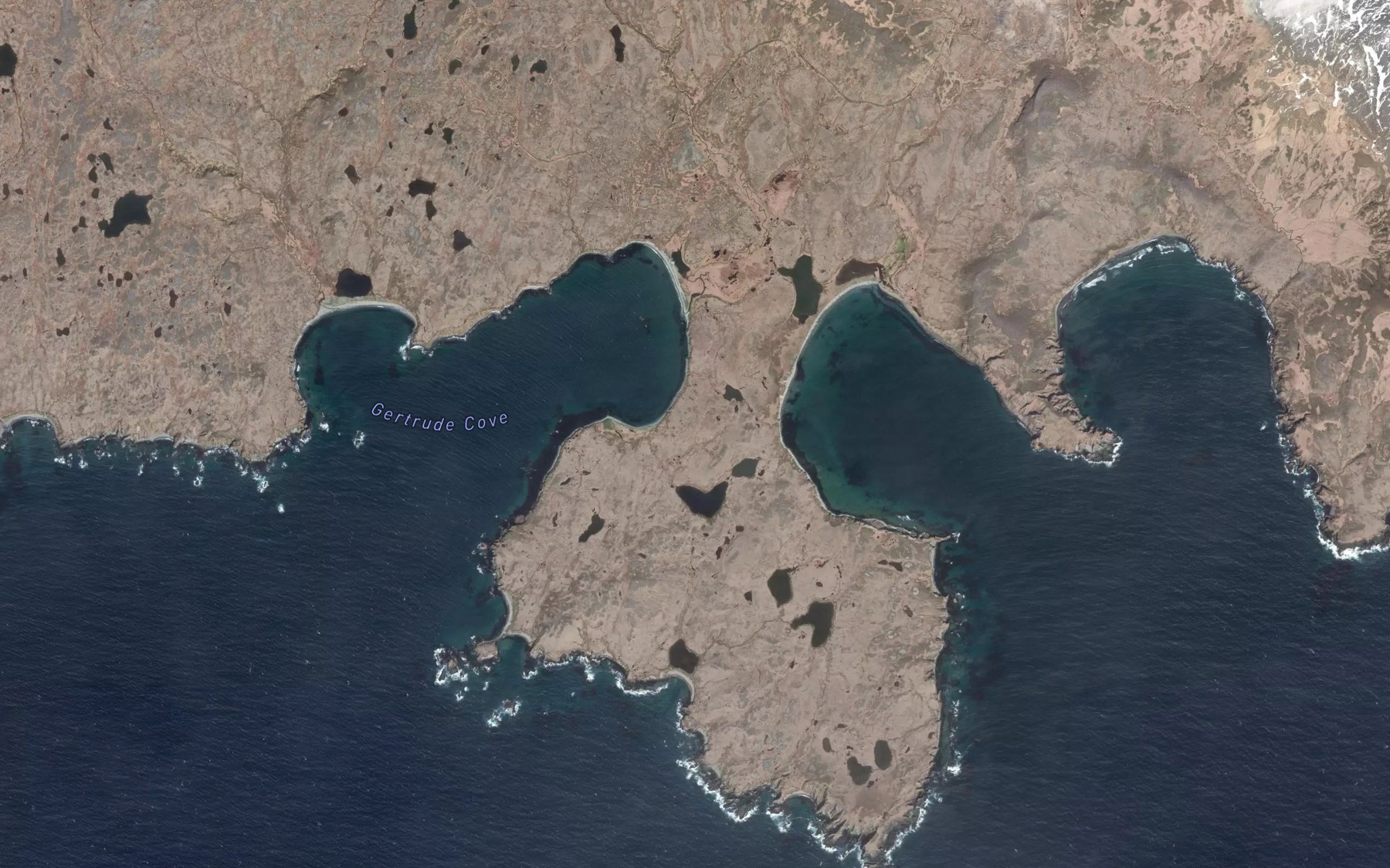 Satellite map of the Green Lake