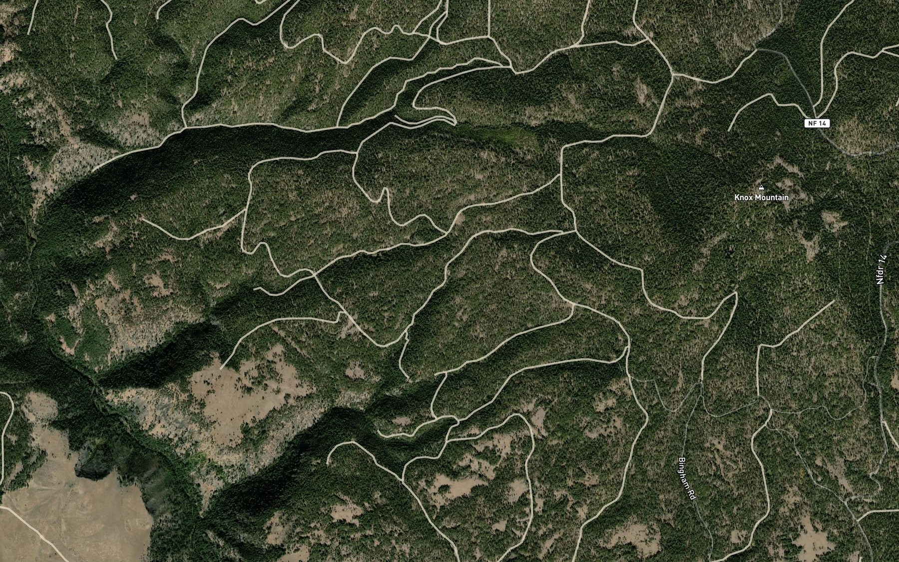 Satellite map of the Marksbury Spring