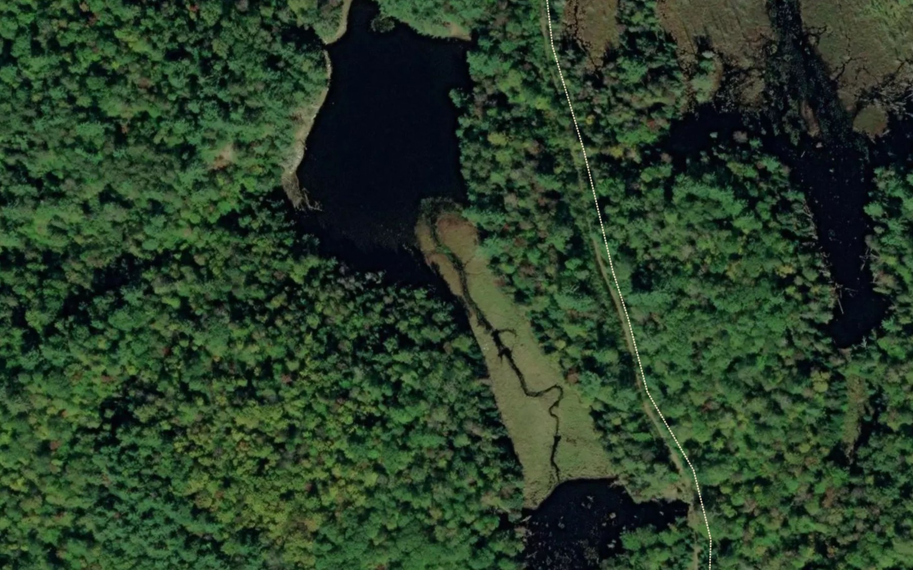 Satellite map of the Lac a la Barbotte