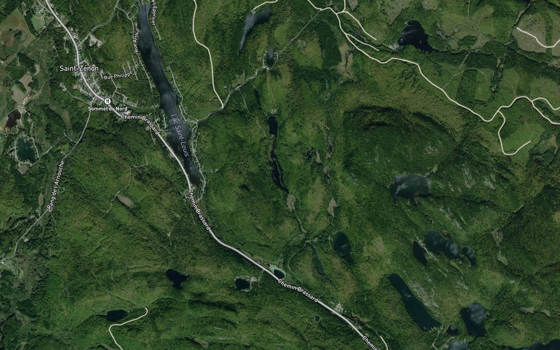 Satellite map of the Baie a Lilile