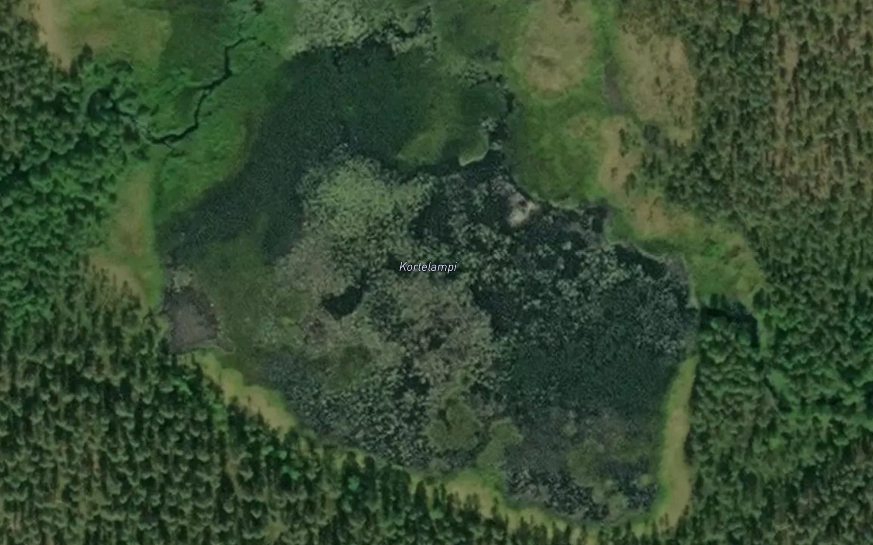 Satellite map of the Kortelampi